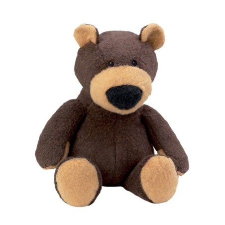 Peluche doudou ours brun recyclé Ecodingo 35 cm (20971)
