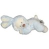 Peluche musicale doudou ours deguise lapin oiseau Auchan 26 cm (21145)