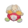 Peluche doudou Lapin rose vert Tortue Kaloo Boule Patapouf 25 cm Gd Mod. Grelot (14104)
