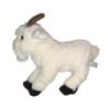 Peluche doudou Bouc Chevre blanc noir JPAC 30 cm (24291)