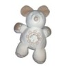 Doudou peluche Souris Blanc beige Reve de Nature 25 cm Mundia (23629)