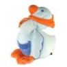 Doudou peluche Oie bleue orange Bébé d'Amour 30 cm (17693)