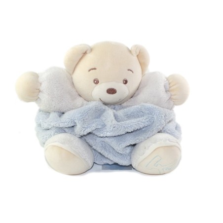 Doudou Ours Kaloo Coll. Plume bleu clair Gd mod 28 cm (21579)