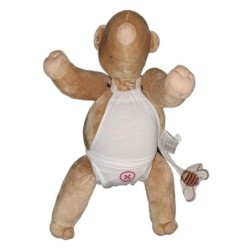 Doudou Peluche Koala Panda Ours Picwick Abeille assis 25 cm (23630)