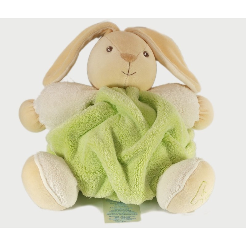 Doudou peluche Lapin plume vert Kaloo 25 cm (17567)