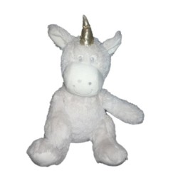 Peluche Licorne grise 32 Cm Atmosphera For Kids (23684)