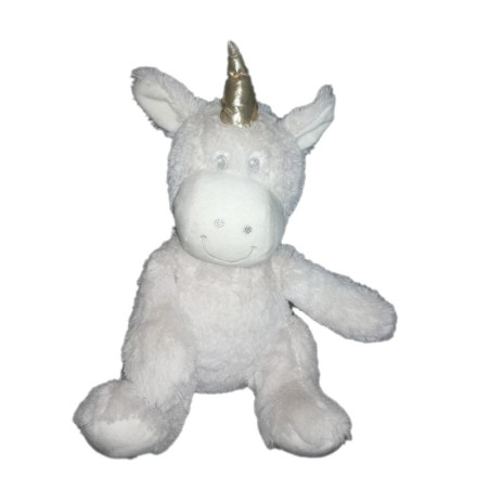 Peluche Licorne grise 32 Cm Atmosphera For Kids (23684)