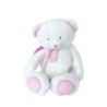 Doudou et Compagnie Peluche ours blanc rose Attrape Rêve 40 cm DC3472 (28430)