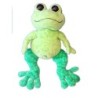 Peluche doudou GRENOUILLE Verte - LASCAR - H 34 cm (6441)