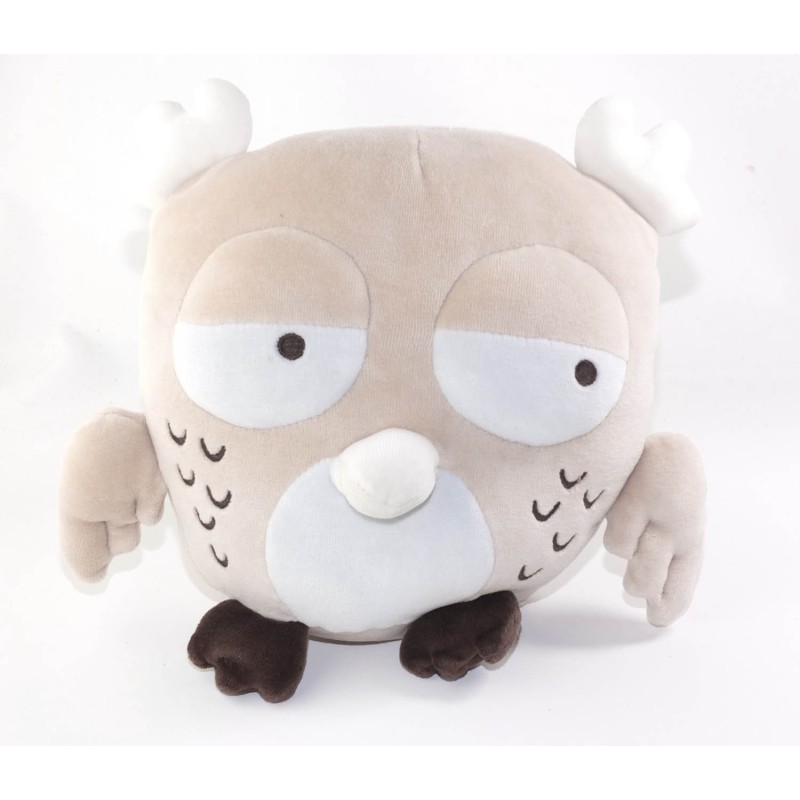 Doudou Peluche Musicale Je suis Chouette beige marron DPAM (25571)