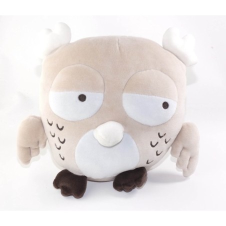 Doudou Peluche Musicale Je suis Chouette beige marron DPAM (25571)