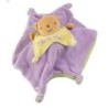 NOUNOURS Doudou reversible lapin ours vert mauve Trouve moi Cache moi (25817)