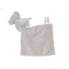 Doudou Elephant gris Mouchoir Mots d'Enfants (27329)