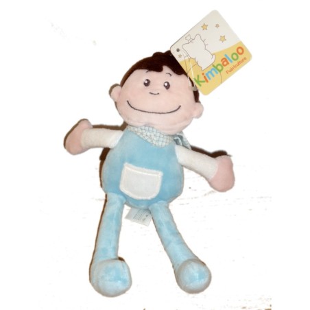 Doudou GARCON bleu - KIMBALOO La Halle - H 25 cm (7551)