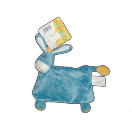 Doudou plat CHEVAL Poney Ane bleu - KIMBALOO La Halle (7537)