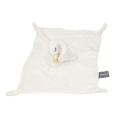 Doudou plat cygne blanc collerette en tulle Orchestra Prémaman (27850)