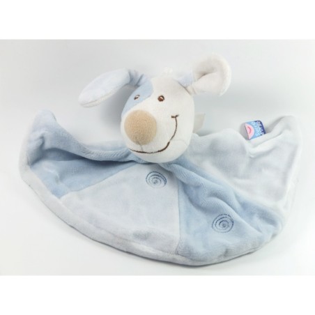 Doudou plat chien bleu Spirales Sucre d'Orge (18228)