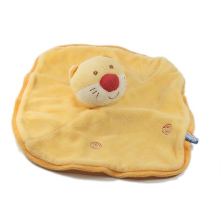 Doudou plat chat orange Sucre d'Orge (18215)