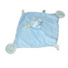 Doudou plat SOURIS Bleue - GIPSY - 2 noeuds - Pattes (11714)
