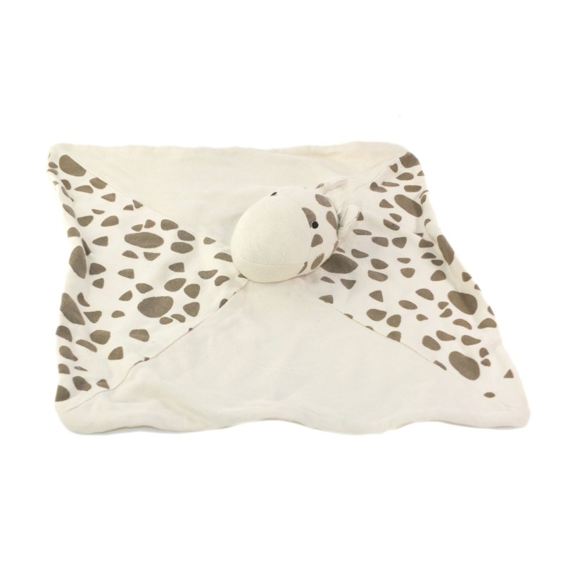 Doudou plat Girafe Faara Nature et Decouvertes Coton Bio (26322)