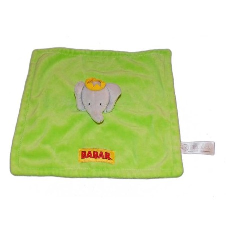 doudou-plat-babar-vert-lansay (15204)