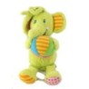 Peluche Musicale Doudou Elephant vert Ballon 25 cm CASINO (25307)