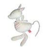 Doudou Kangourou Orchestra 32 cm blanc orange poche bebe (20881)