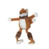 Doudou renard LES PETITES MARIE roux et blanc longues jambes (27749)