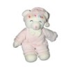 Doudou peluche Ours rose blanc GIPSY Baby Bear 32 cm (12689)