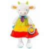 Babysun Fluo Kiddo Doudou Mouchoir - Deluxe Vache orange rouge vert (17089)