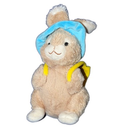 Peluche doudou Lapin sac à dos GIPSY 25 cm (12476)