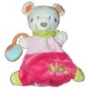 Doudou Marionnette OURS rose Quilles Dés - POMMETTE  (11705)