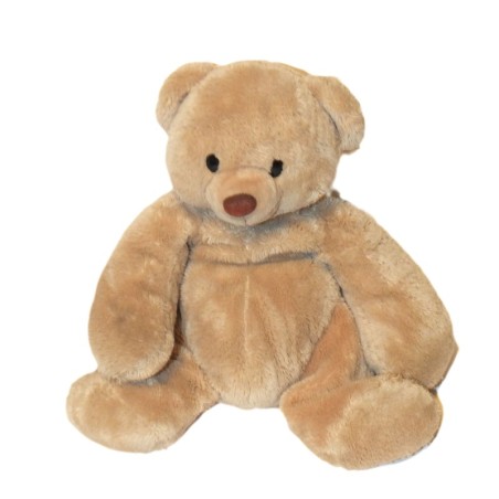 Doudou Ours beige Kiabi 25 cm nez marron (27618)