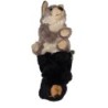 Peluche doudou Marionnette Reversible Ours Husky 32 cm Wild Republic (24361)