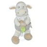 Peluche doudou musical Mouton beige 26 cm Mots d Enfants (21282)