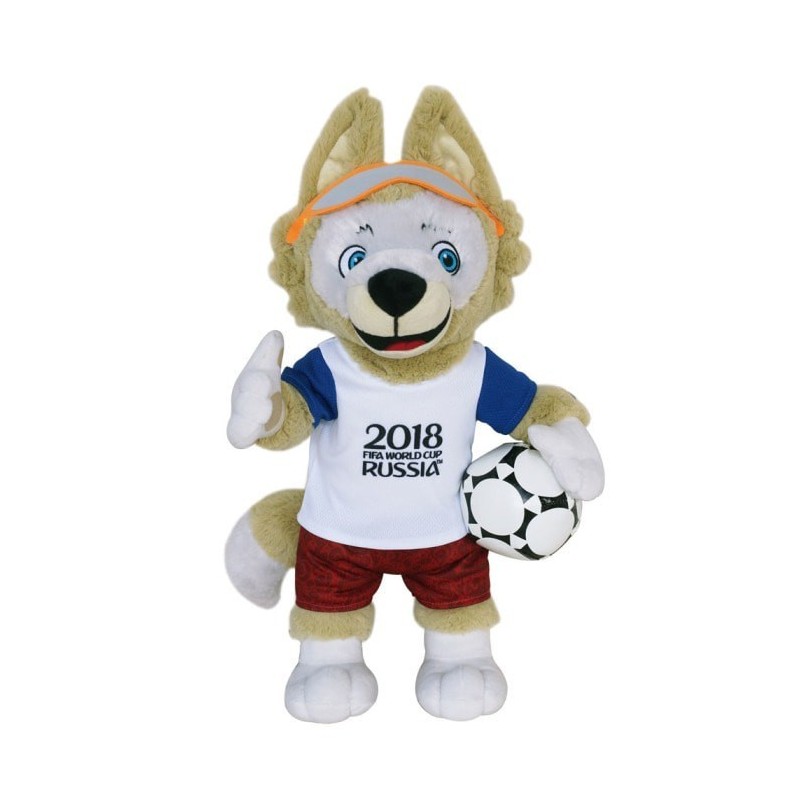 Peluche FIFA World Cup Russie 2018 Mascotte de Peluche Zabivaka 30 cm (22157)