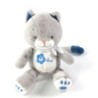 Doudou peluche Chat gris bleu Arthur et Lola 21 cm (21129)