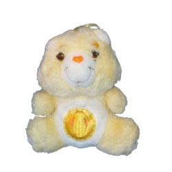 VINTAGE - Peluche Bisounours Grosjojo Jaune Soleil - Care Bears 18 cm 6268 (10635)