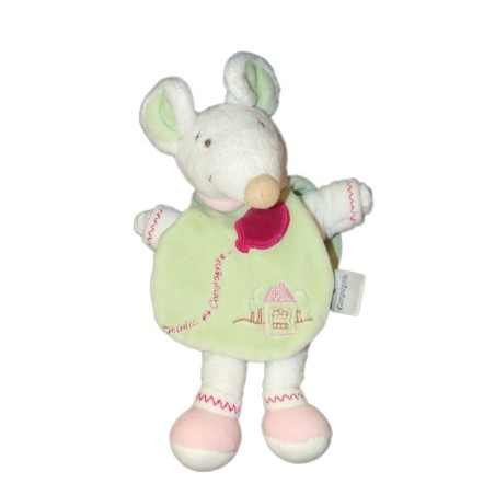 DOUDOU ET COMPAGNIE SOURIS verte Cape Barbotine (12183)