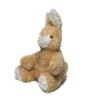 Peluche Doudou Lapin beige 28 cm assis Ajéna (17792)