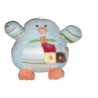Peluche Doudou Oiseau bleu 16 cm Sucre d Orge (23305)