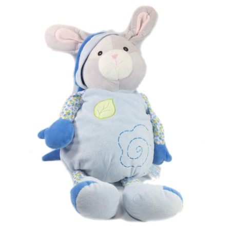 Peluche Doudou Range Pyjama Souris bleue 60 cm Gipsy (18268)