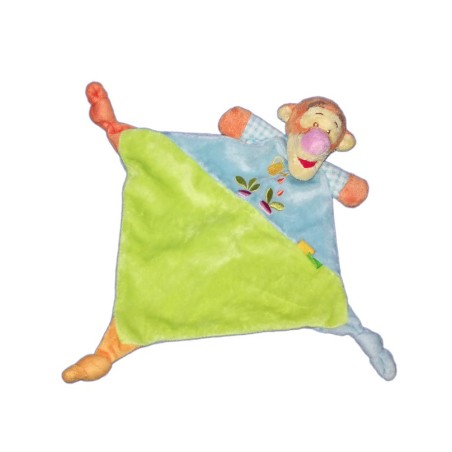 Doudou plat Tigrou vleu vert Arrosoir radis Disney Nicotoy Kiabi (17183)