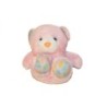 Ancienne peluche ours rose Damart Ballons (27430)