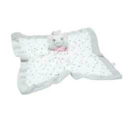 Doudou plat blanc gris Etoiles Marie Aristochats Disney Simba Toys (28401)