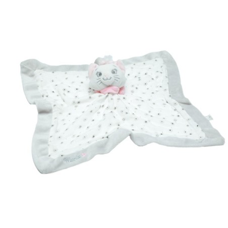Doudou plat blanc gris Etoiles Marie Aristochats Disney Simba Toys (28401)