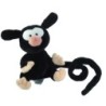 Peluche Marsupilami Noir 25 cm + Queue 75 cm Ajena Nounours (23558)