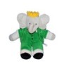 Peluche Doudou Elephant BABAR Gris vert LANSAY 36 cm  (10728)