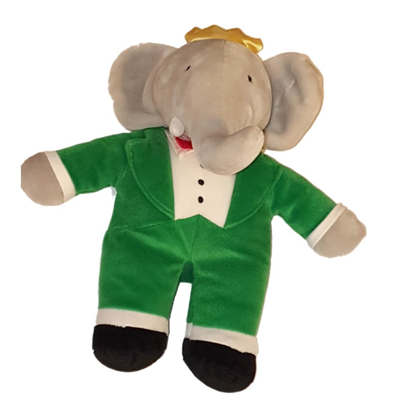 Peluche Doudou Celeste BABAR rouge 40 cm LANSAY (22539)