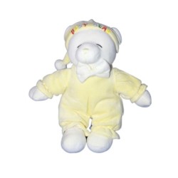 Doudou peluche OURS Jaune - Gipsy - Baby Bear - H 32 cm (6042)